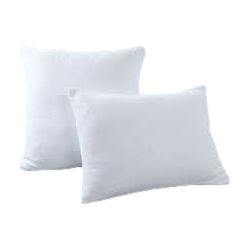 Lot de 2 protèges taies flanelle 65 x 65 cm / 100% Coton