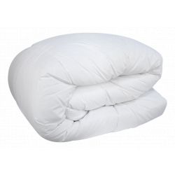 Couette toutes saisons microfibre 200 x 200 cm pour lit 90 à 120 x 190 cm