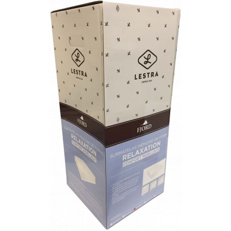 Surmatelas Lestra Fjord à mémoire de forme 90 x 190 cm Lestra
