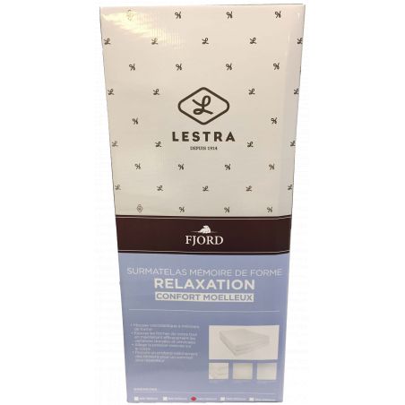 Surmatelas Lestra Fjord à mémoire de forme 180 x 200 cm Lestra