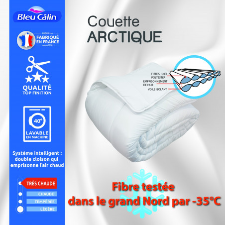 Couette Arctique 200 x 200 cm pour lit 90 à 120 x 190 cm