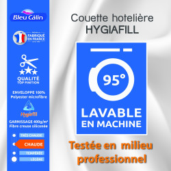 Couette Hotelière Hygiafill 220 x 240 cm pour lit 2 places 140 x 190 cm à 160 x 200 cm