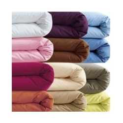 Drap plat 1 place et 2 places 100% coton/57 fils/cm²