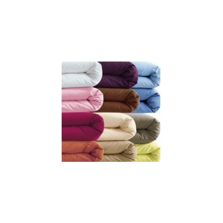 Drap plat 1 place et 2 places 100% coton/57 fils/cm²