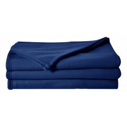 Couverture polaire  180 x 220 cm marine