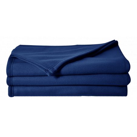 Couverture polaire  180 x 220 cm marine