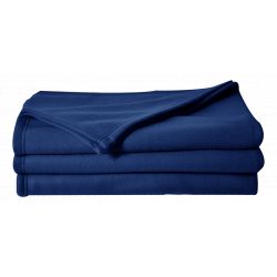 Couverture polaire  240 x 260 cm marine "Grande largeur"