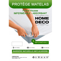Protège matelas imperméables, absorbant et anti-acariens 60 x120 cm