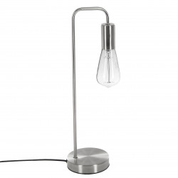 Lampe métal argent Keli