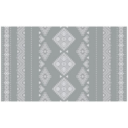 Tapis ethnique en vinyle 50 x 79 cm
