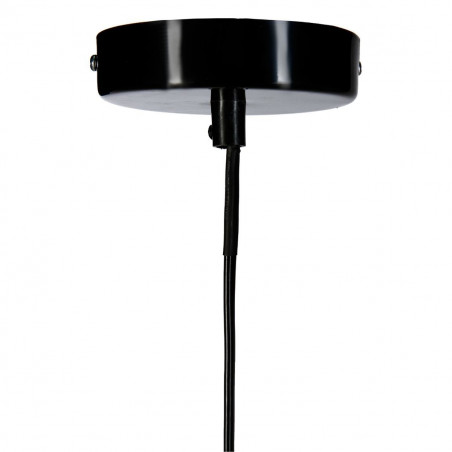 Suspension filaire déco métal noir