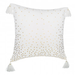 Housse coussin pois gold 40 x 40 cm