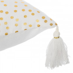 Housse coussin pois gold 40 x 40 cm