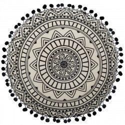 Coussin rond Delhi diamètre 40 cm