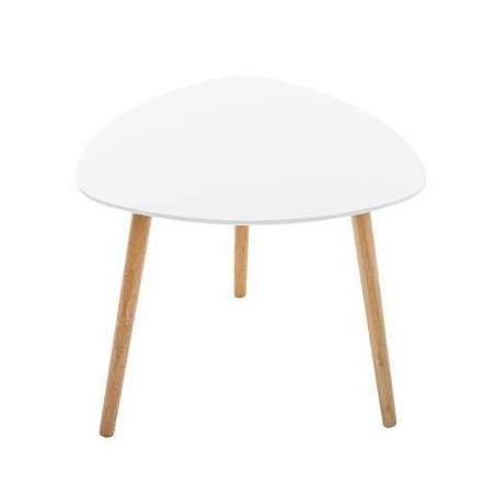 Lot de 3 tables café blanc Miléo Atmosphera