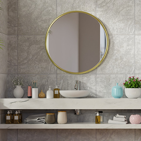 Boite de rangement & Miroir de salle de bain